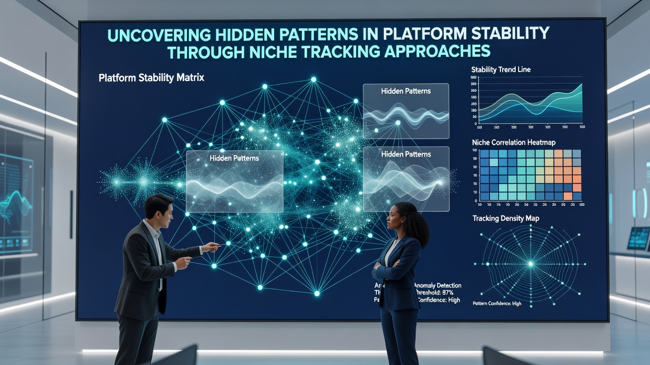 Chart showing detected stability patterns from niche tracking data across multiple platform segments